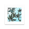 \"Palm 03\" Matted and Framed White 30x30 Wall Art