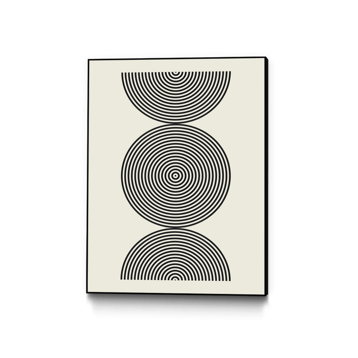 \"Simplicity Ii\" Canvas Framed Black 30x40 Wall Art