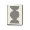 \"Simplicity Ii\" Canvas Framed Black 18x24 Wall Art