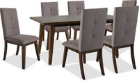 Chelsea 7-Piece Dining Package with Brown Chairs