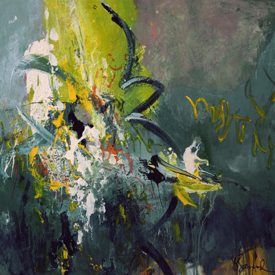 "Happiness" Giant Art 54x54 Wall Art