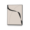 \"Black Shapes Ii\" Canvas Framed Black 30x40 Wall Art