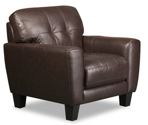 Curt Genuine Leather Chair - Brown