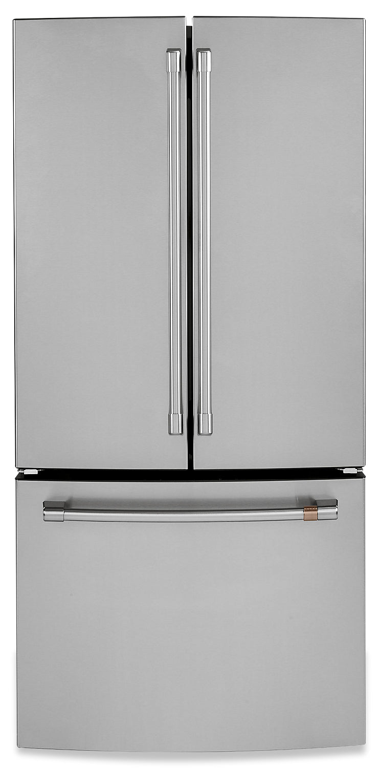Café 18.6 Cu. Ft. French-Door Counter-Depth Refrigerator - CWE19SP2NS1 - Refrigerator in Stainless Steel 