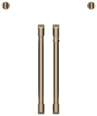 Café French-Door Wall Oven Brushed Bronze Knobs and Handles - CXWSFHKPMBZ