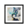 \"Kinky Flow\" Matted and Framed Black 36x36 Wall Art