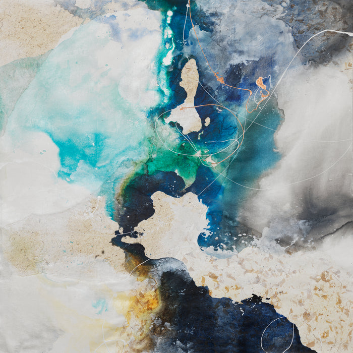 \"Kinky Flow\" Giant Art 54x54 Wall Art