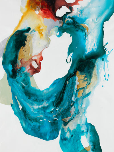 "Weighted Flow Ii" Giant Art 72x54 Wall Art