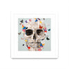 \"Party Favor\" Matted and Framed White 30x30 Wall Art