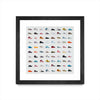 \"Life Is Short Buy The Shoes\" Matted and Framed Black 36x36 Wall Art