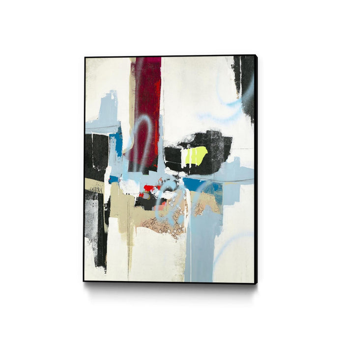 \"Truthful Tales I\" Canvas Framed Black 30x40 Wall Art