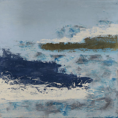 "Washing To Shore" Giant Art 72x72 Wall Art