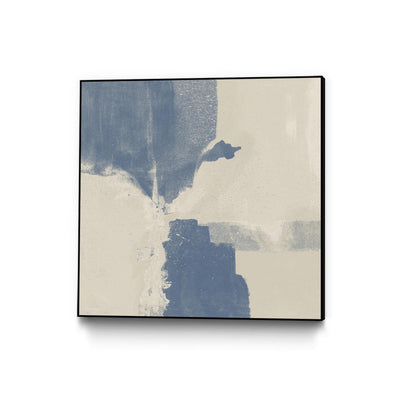 "Cool Fury Ii" Canvas Framed Black 20x20 Wall Art