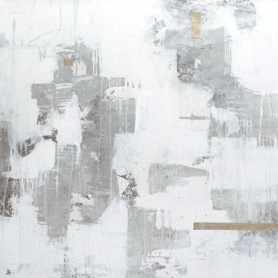 "Haloed In Metallic Ii" Giant Art 72x72 Wall Art