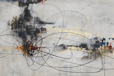 "Mess With The Mind I" Giant Art 84x54 Wall Art