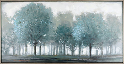 Teal Trees - 31.5" x 61.5"