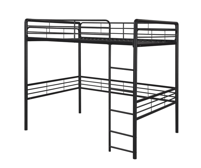 Atwater Living Bodhi Full Metal Loft Bed - Black
