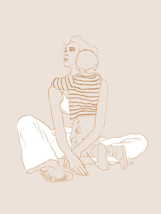 \"A Mother And Son \" Giant Art 72x54 Wall Art