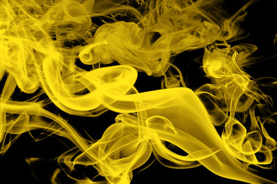 "Yellow Smoke" Giant Art 72x48 Wall Art