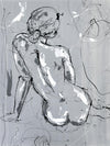 \"Nude Figure 4\" Giant Art 72x54 Wall Art