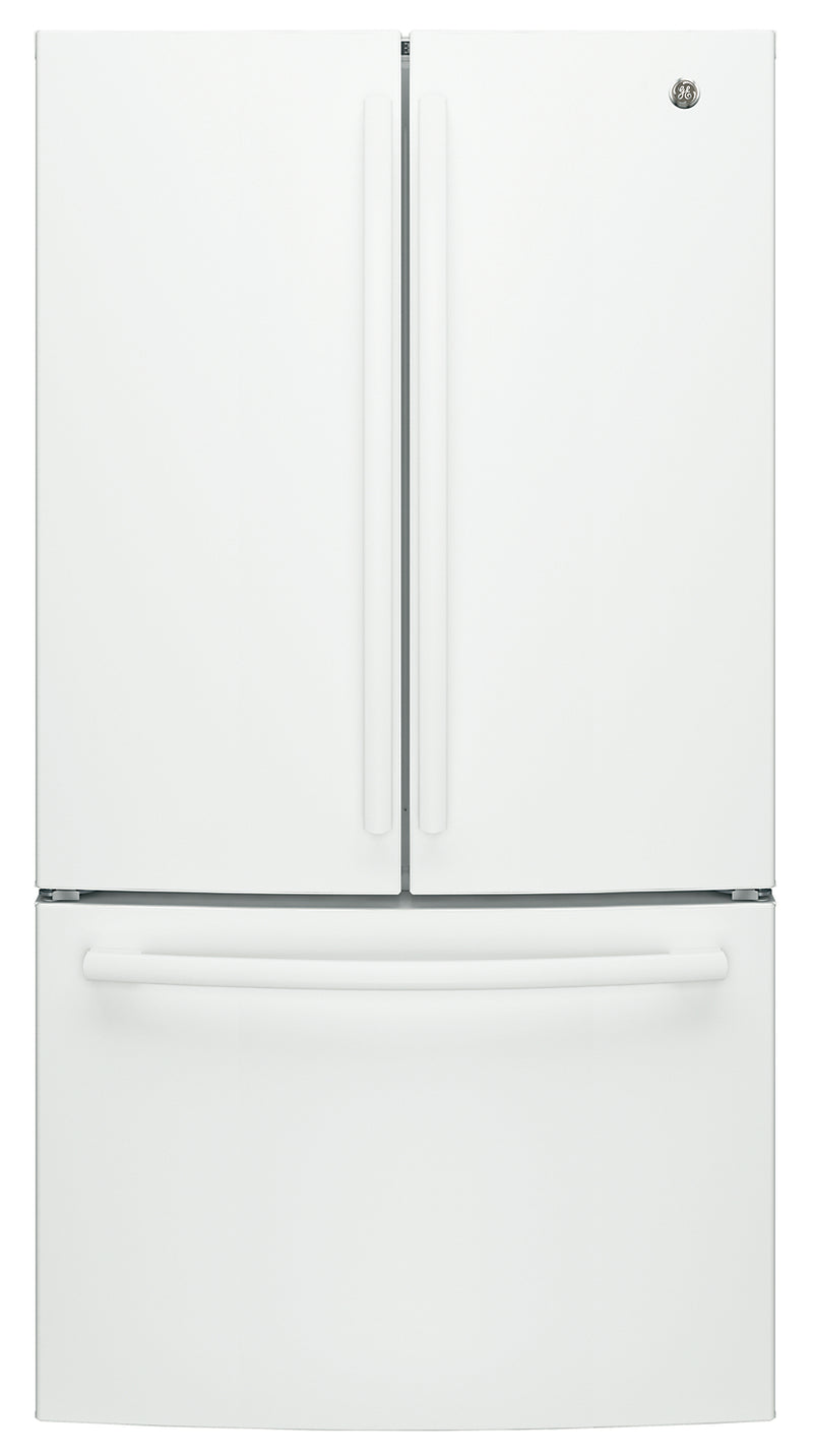 GE 27 Cu. Ft. French-Door Refrigerator - GNE27JGMWW - Refrigerator in White