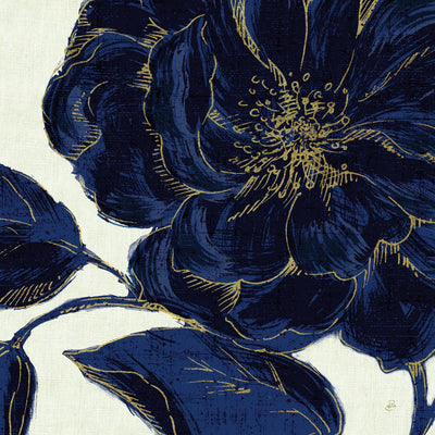 "Indigo Garden Ii" Giant Art 54x54 Wall Art