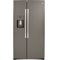 GE 21.8 Cu. Ft. Counter-Depth Side-by-Side Refrigerator - GZS22IMNES 