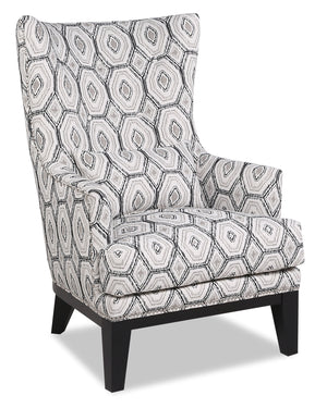 Haden Fabric Accent Chair - Onyx