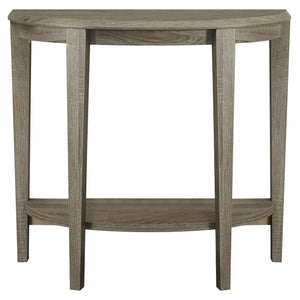 Dark Taupe Wood-Look Console Table