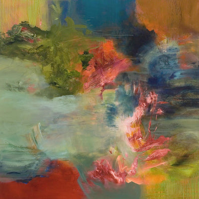 "Midcenttury Flight" Giant Art 72x72 Wall Art