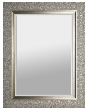 Designer Silver Beveled Mirror - 27
