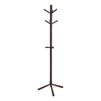 Espresso Wood Contemporary Style Coat Rack