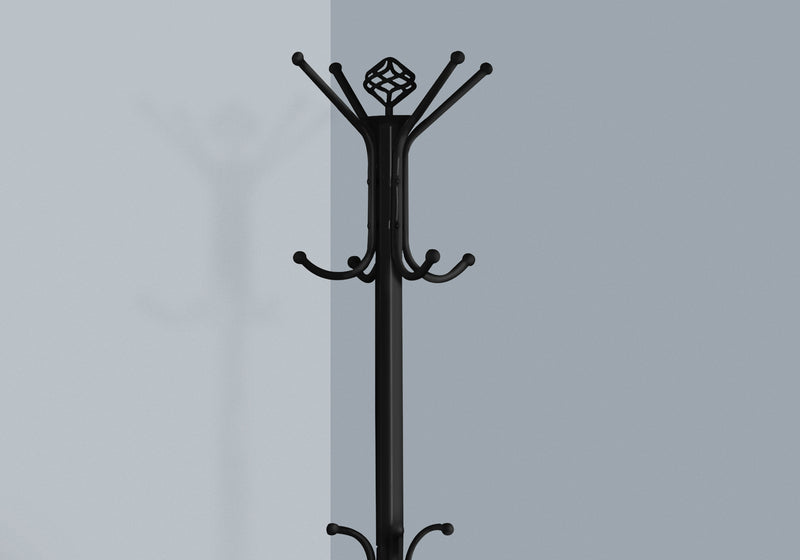 Black Metal Coat Rack