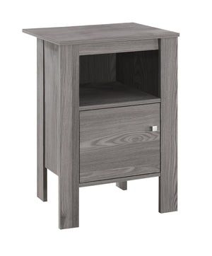 Grey Side Table Nightstand