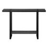 Black Reclaimed Wood-look Black Accent Table