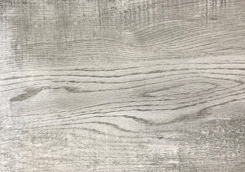 Reclaimed Wood-look Black Metal Side Table