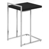 Black Chrome Metal Side Table