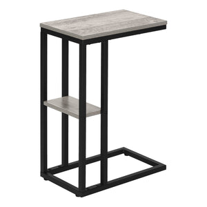 Grey black Metal Side Table