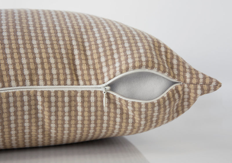 Light Dark Taupe Abstract Dot 1pc Pillow