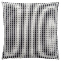 Light Grey Black Abstract Dot 1pc Pillow