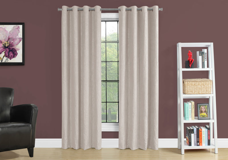 Ivory Darkening 2-Piece Curtain Panel - 52\" x 95\"