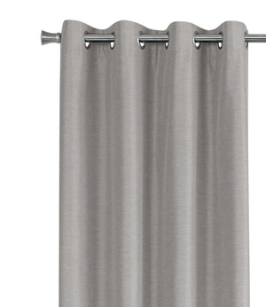 Silver Solid Blackout 2-Piece Curtain Panel - 52