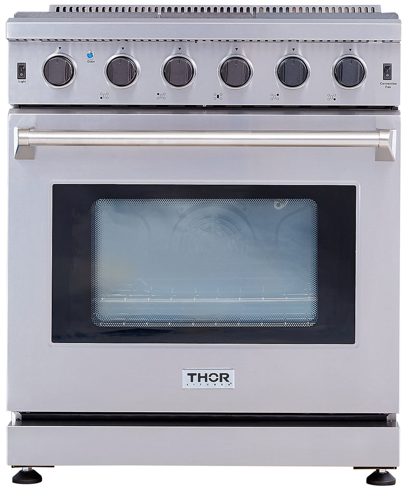 Thor Kitchen 30" 4.5 Cu. Ft. Freestanding Gas Range - LRG3001U-SS