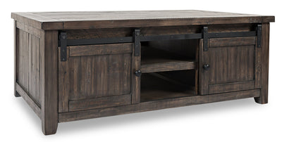 Madison Barn Door Coffee Table – Brown - {Rustic}, {Modern}, {Contemporary} style Coffee Table in Brown {Reclaimed Wood}