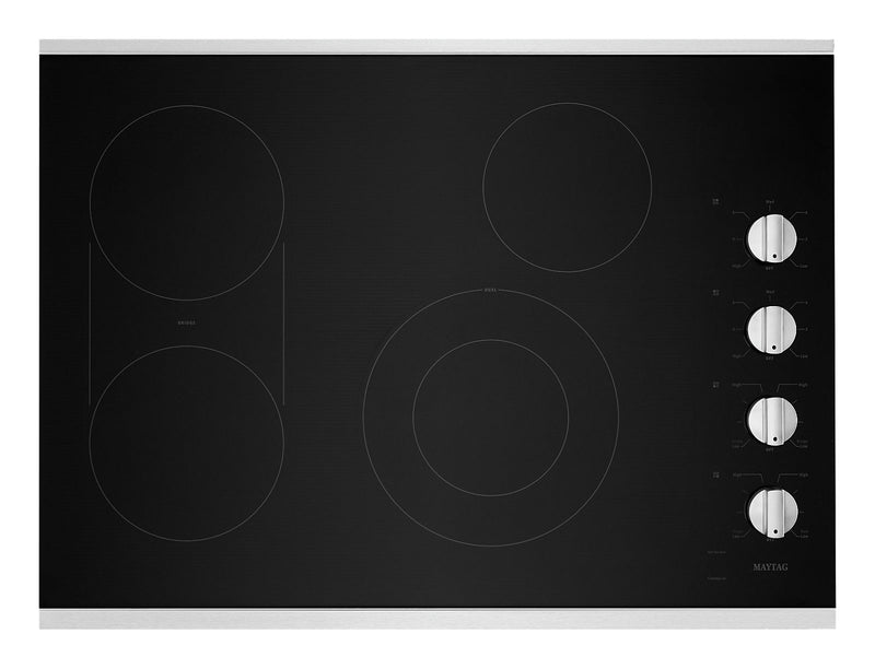 Maytag 30" Electric Cooktop with Reversible Grill and Griddle - MEC8830HS