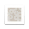 \"Fluxus I\" Matted and Framed White 30x30 Wall Art