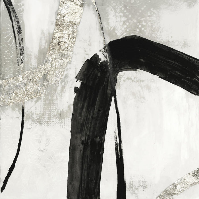 \"Black Ink Ii\" Giant Art 54x54 Wall Art
