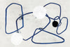 \"Midblue Ii\" Giant Art 84x54 Wall Art