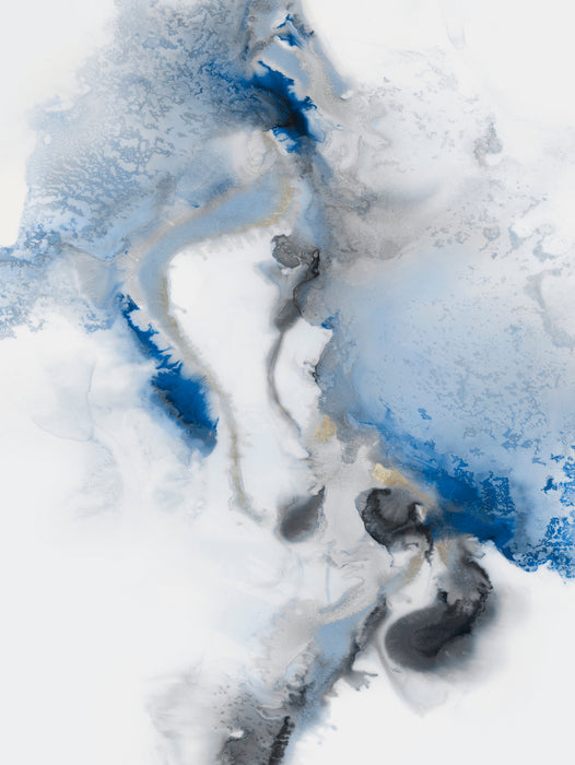 \"Watercolour Blue Ii\" Giant Art 72x54 Wall Art