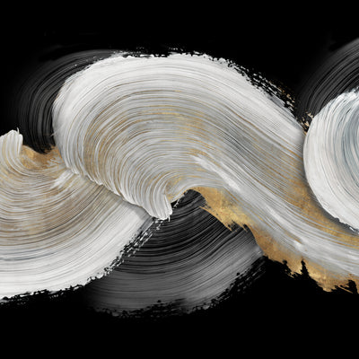 "White Swirls" Giant Art 72x72 Wall Art
